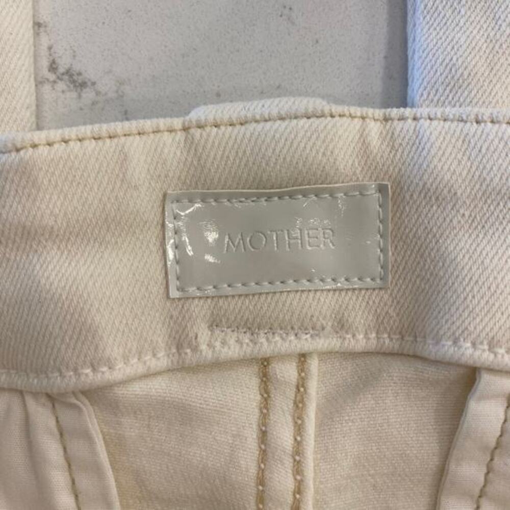 Mother Denim The Elbow Grease Roller Sneak in Antique White‎ Wide Leg size 31 - Picture 7 of 14